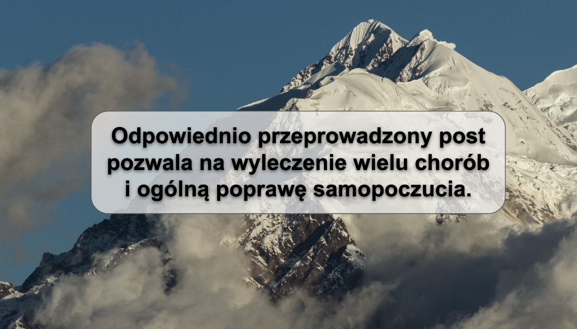 plusy poszczenia